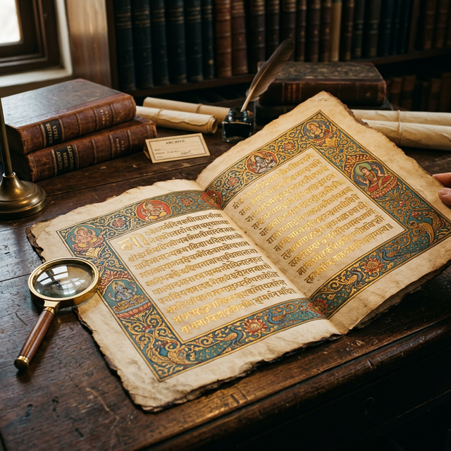 Nepali manuscripts